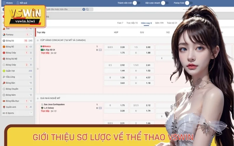 Thể thao Vswin từ lâu đã chiếm trọn cảm tình của game thủ